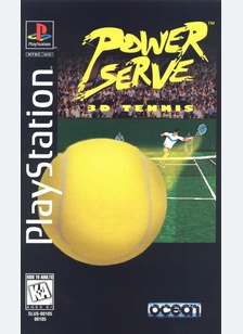 POWER SERVE TENNIS - Playstation (PS1)