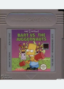 SIMPSONS:BART VS THE JUGGER - Game Boy