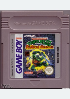 TMNT 3:RADICAL RESCUE - Game Boy