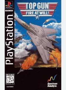 TOP GUN:FIRE AT WILL - Playstation (PS1)