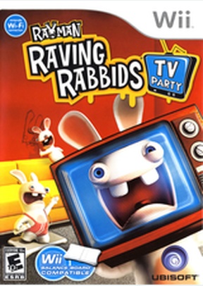 RAYMAN RAVING RABBIDS:TV PARTY - Nintendo Wii