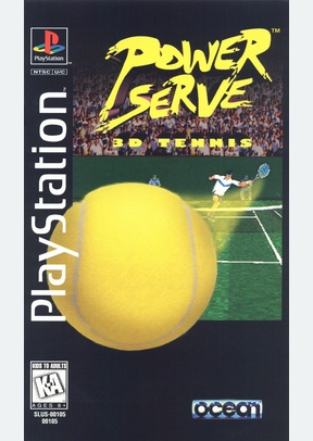 POWER SERVE TENNIS - Playstation (PS1)