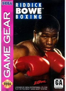 RIDDICK BOWE BOXING - Sega Game Gear
