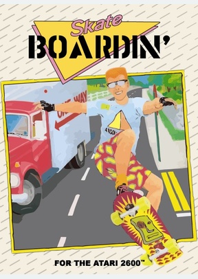 SKATE BOARDIN - Atari 2600