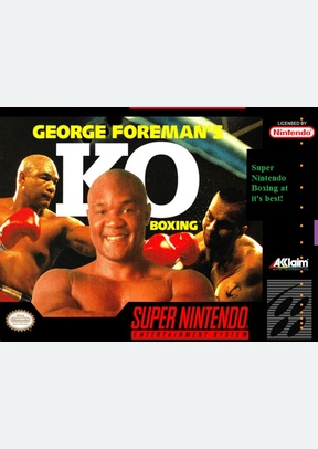 GEORGE FOREMANS KO BOXING - Super Nintendo