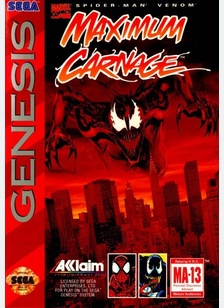 MAXIMUM CARNAGE - Sega Genesis