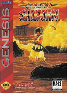 SAMURAI SHODOWN - Sega Genesis