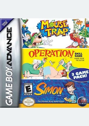 MOUSE TRAP/OPERATION/SIMON - Game Boy Advanced