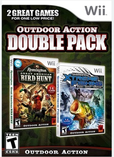 OUTDOOR ACTION DOUBLE PK - Nintendo Wii