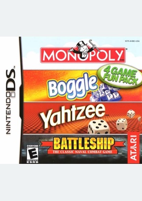 MONOPOLY/BOGGLE/YAHTZEE/BATTLE - Nintendo DS