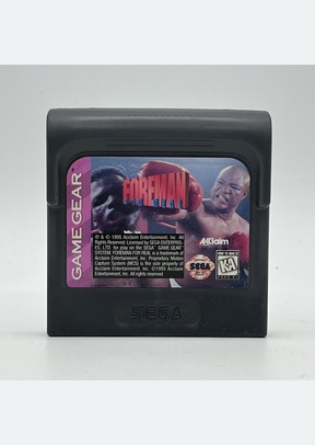 FOREMAN FOR REAL - Sega Game Gear