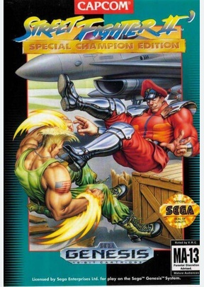 STREET FIGHTER II:SPECIAL CHAM - Sega Genesis