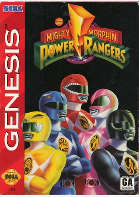 MIGHTY MORPHIN POWER RANGERS - Sega Genesis