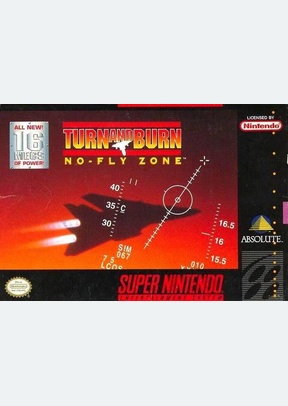 TURN & BURN:NO FLY ZONE - Super Nintendo