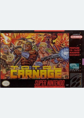 TOTAL CARNAGE - Super Nintendo