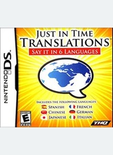 JUST IN TIME TRANSLATIONS - Nintendo DS