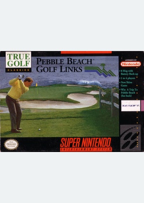 PEBBLE BEACH GOLF LINKS - Super Nintendo
