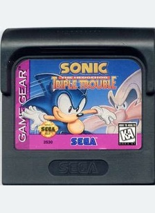 SONIC THE HEDGEHOG:TRIPLE - Sega Game Gear