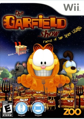 GARFIELD SHOW:THREAT OF - Nintendo Wii