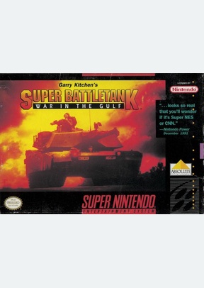 SUPER BATTLETANK:WAR IN THE GU - Super Nintendo