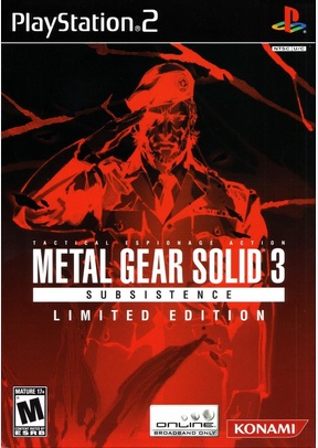METAL GEAR SOLID 3:SUBSISTENCE - Playstation 2