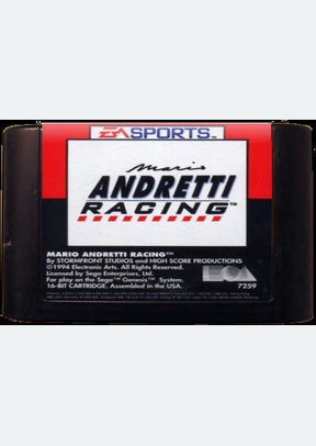 MARIO ANDRETTI RACING - Sega Genesis