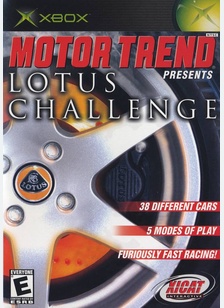 MOTOR TREND:LOTUS CHALLENGE - Xbox