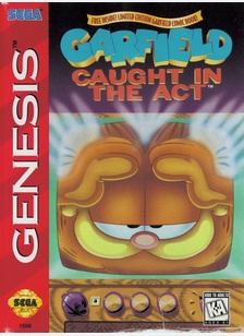GARFIELD:CAUGHT IN THE ACT - Sega Genesis