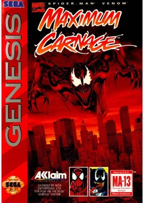 MAXIMUM CARNAGE - Sega Genesis