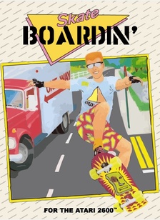 SKATE BOARDIN - Atari 2600