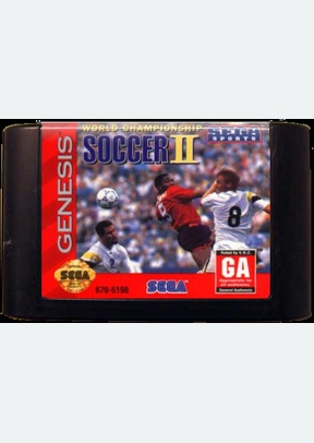 WORLD CHAMPIONSHIP SOCCER II - Sega Genesis