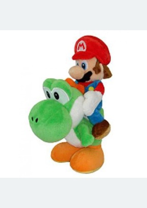 SM:MARIO RIDING YOSHI 9IN