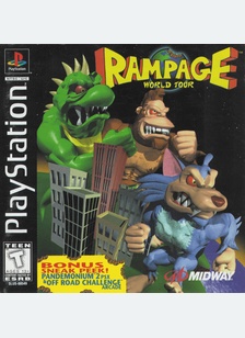 RAMPAGE:WORLD TOUR - Playstation (PS1)
