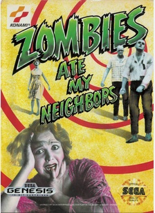 ZOMBIES ATE MY NEIGHBORS - Sega Genesis