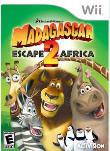 MADAGASCAR:ESCAPE TO AFRICA - Nintendo Wii