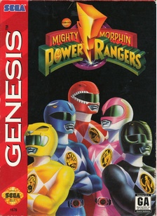 MIGHTY MORPHIN POWER RANGERS - Sega Genesis