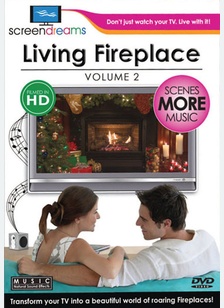 Screen Dreams: Living Fireplace Volume 2