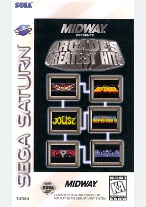 WILLIAMS ARCADES GREATEST HITS - Sega Saturn