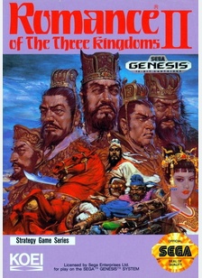 ROMANCE OF THE 3 KINGDOMS II - Sega Genesis