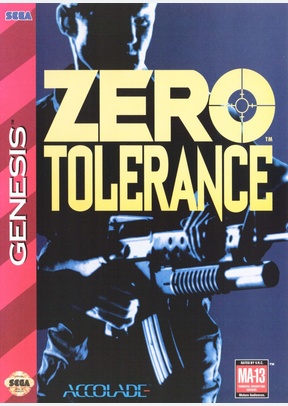 ZERO TOLERANCE - Sega Genesis