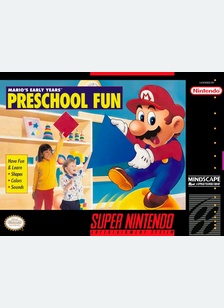 MARIOS EARLY YEARS:PRESCHOOL - Super Nintendo