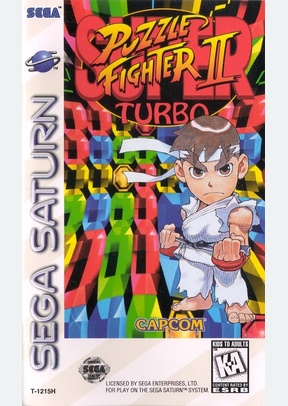 SUPER PUZZLE FIGHTER II:TURBO - Sega Saturn