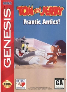 TOM & JERRY:FRANTIC ANTICS - Sega Genesis