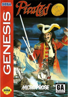 PIRATES:GOLD - Sega Genesis