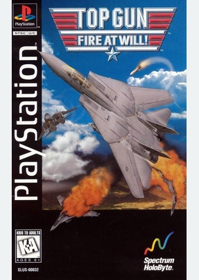 TOP GUN:FIRE AT WILL - Playstation (PS1)