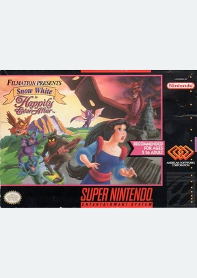 SNOW WHITE IN HAPPILY EVER - Super Nintendo