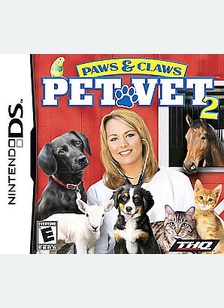 PAWS & CLAWS:PET VET 2 - Nintendo DS