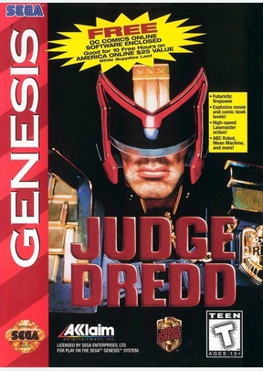 JUDGE DREDD - Sega Genesis
