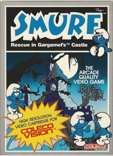 SMURF:RESCUE IN GARGAMELS CAS - ColecoVision