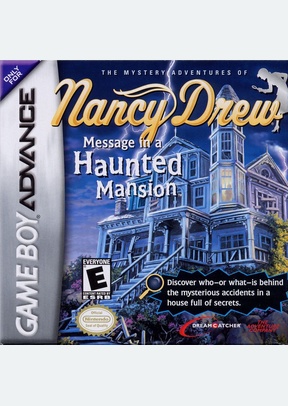 NANCY DREW:MESSAGE IN A HAUNT - Game Boy Advanced